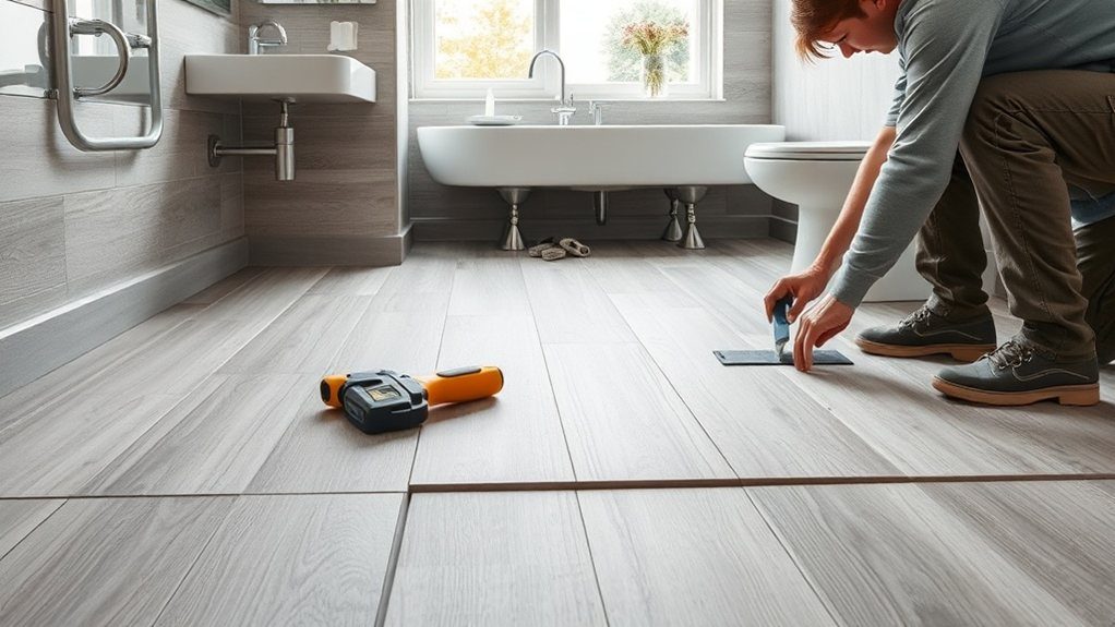 Bathroom Flooring Installation in Ladbroke Grove